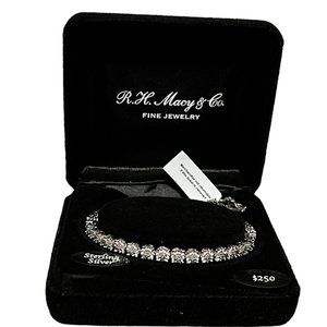 Diamond Tennis Bracelet (1/4 carat total weight) in Sterling Silver